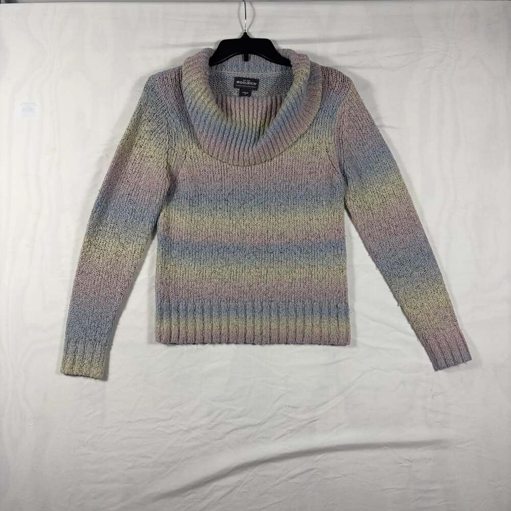 Woolrich Vintage Dusk Ombre Cowl Neck Sweater